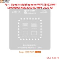 AMAOE GWIFI 1 BGA Reballing Stencil For Google Pixel Mobile phone SS8924041 SS9706025 KM9226047 WIFI Tin Planting Soldering Net