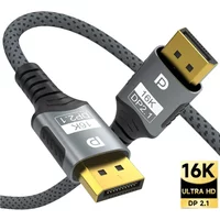 DisplayPort to DisplayPort Cable DP to DP Cable Supports 8K@60Hz,4K@240Hz Compatible For Monitor / Projector / HDTV