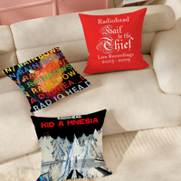 Vintage Rock Band R-radiohead Pillow Case Suitable For Bedrooms Living Rooms Cars Home Decoration