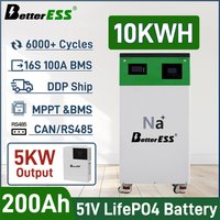 BetterESS All in One 10kWh Powerwall Na+ Battery 48V 5kW Inverter ESS EU NO VAT, Long Life, Safe, Perfect Home Energy Solution