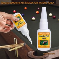 Heavy-Duty Fast-Drying Billiard Club Adhesive - with Precision Nozzle Repair & Bonding Glue for Cue Sticks, Billiard Accessories