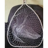 53/60/85cm Double Line Fishing Net without bracket Handheld High-density Durable Nylon Fishing Net Outdoor Fishing accessories
