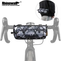 Rhinowalk Bicycle Handlebar Bag 2.4L Portable Cycling Storage Bag Shoulder Bag Bicycle Accessories Bikepacking For MTB Road Bike