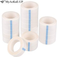 5/10/20/30/50 pièces Extension de cils bandes médicales respirantes ruban adhésif en tissu Non tissé coussin pour les yeux faux cils Patch autocollant