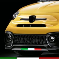 1Pc Italy Flag Front Bumper Decal Sticker for Fiat Abarth 500e Tipo 500 500x Panda Punto 500L bravo Anti-Scratch Auto Parts