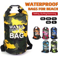 Waterproof Dry Bag 30L 20L 15L 10L 5L For Kayak Swimming Trekking Boating Floating Gym Bags Beach Accessories Rafting Bag