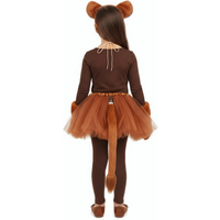 Cute Animal Costume Props Fancy Dressed Paw Gloves Lion Ear Headband Skirt Tutu Tail Nose Bowtie Animal Headband Props