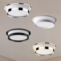 White/Golden/Silver/Black Led Downlight Ceiling Spotlight 7W 9W 12W 15W 18W Dimmable AC110V/220V Recessed Indoor Lighting