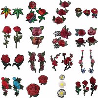 Sewing embroidery flower pattern patches fabric patches DIY hot melt adhesive ironing decoration clothing fabric patches image 4