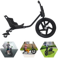 Drifter Tricycle for Ages 6+, Children’s Tricycle with Anti-Slip Pedals Drift Trike Scooter for Homes Parks Schools