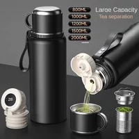 1.5 2L 600 1000ml Stainless Steel Thermos Coffee Cup Bottle Keep Hot Cold Thermos Vacuum Flasks Water Bottle Tea Vacuum Kettle