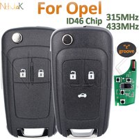 Remote Car Key for Opel for Vauxhall Adam Astra J Cascade Corsa E Insignia Karl Mokka Zafira C 315 433 Mhz ID46 HU100 NOT Smart