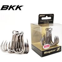 Raptor-Z 6071-4X-HG Treble Fishing Hooks #5/0-#4 Sea Fishing Accessorie Anti-Rust Coating Triple Anchor Hooks For Carp Pesca