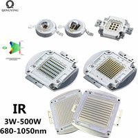 LED Chip Infrared IR 680nm 740nm 760nm 800nm 850nm 880nm 940nm 980nm 1000nm COB Diodes 3W 5W 10W 20W 30W 50W 100W Light Beads