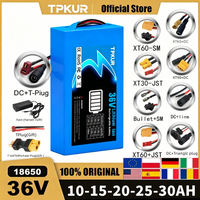 brand new 36V 30Ah 25Ah 20Ah 15Ah 10Ah Lithium battery pack 100-1500W High Power For Electric motorcycle scooter With BMS