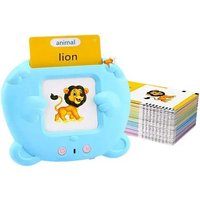 Cat Shape Talking Flash Cards Early Educational Toys Baby Boys Girls Preschool Learning Reading Machine Interactive Gift For Kid