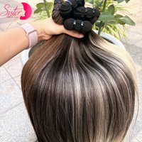 100g/Bundle Straight Human Hair Bundles 15A 100% Raw Vietnamese Human Hair Weft Unprocessed Hair Extensions for Women