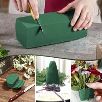 Floral Foam Block DIY Flower Arrangement Sponge Dry Wet Absorbent Bricks for Flower Birthday Wedding Garden Decoration