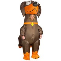 Face-Open Dog Inflatable Costume