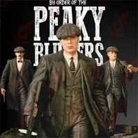 1/24 Scale Peaky Blinder Shelby Family 3 Person Resin Figure Model Kit Miniature Toy Unassembled and Unpainted