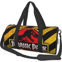 Jurassic Park Travel Duffel Bags Large Weekender Overnight Luggage Bag with Zipper for Practice Canvas Bag for Gym Sport Yoga