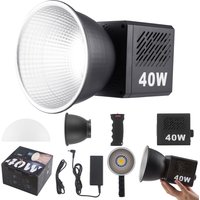 40W Portable Photo Studio Light Handle LED Video Lights Bi-Color Rechargeable Battery with Diffuser for Phone Camera Photography
