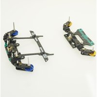 homemade MINI 4WD racing car MS/MSL chassis pivot AT front swing fish car pivot set Inner Suspension