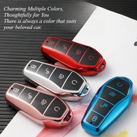 Car Key Case Cover for BYD Atto 3 Song Plus Pro Dolphin Seal Seagull Tang EV Sealion 7 TPU Key Shell Fob Protector Accessories