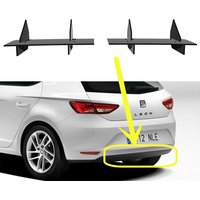 For Seat Leon MK3 Standard Edition 2013--2016 Year Rear Diffuser Bumper Lips Spoiler Splitter Body Kit Accessories