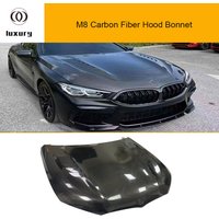 V Style Carbon Fiber Front Bumper Hood Bonnet For BMW G14 G15 G16 840 850 F91 F92 F93 M8 2019-up