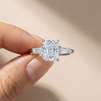 925 Sterling Silver Zirconia Finger Exquisite Rings for Women Wedding Engagement Party Rings Fashion Jewelry High Quality Gift