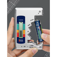ANENG BT158 Battery Tester LCD Display Universal Button Cell Volt Capacity Check C AA AAA D N 9V 1.55V Capacitance Detector Tool