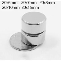 20*10mm 20x6mm 20x7mm 20x8 Neodymium Powerful Magnets Strong Disc Magnets For Fridge Building Scientific Craft 20*6 20*7 20x10