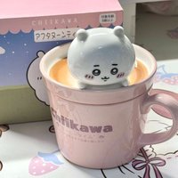 Chiikawa Jiikawa Usaki ceramic mug super cute small eight water cup milk coffee couple cup