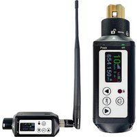 Acemic RT-1 Plug-On Wireless Microphone Adapter, XLR Audio Transmitter and Receiver System for PA Speaker, Dynamic Condenser Mic