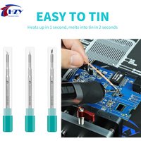 HZY C210 Series Soldering Iron Tips 002/020/018 Universal Welding Tips Replacement Accessories Compatible with T210 Handle