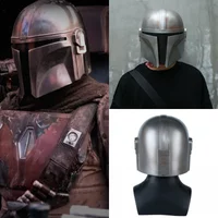 Movie Boba Fett Cosplay Mask Helmets PVC Masks Props Halloween Mask for Face Alien War Movie Role Playing Props Boba Fett Masks