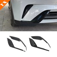 Carbon Black Car Front Rear Fog Light Lamp Cover Decor Anti Scratch Frame 2021-2023 For BYD EA1 Atto 2 1 Dolphin EV Accessories
