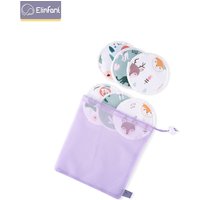 Elinfant 6-teiliges Bambus-Stilleinlagen, Stilleinlagen für Mama, wasserdicht, waschbar, Stilleinlagen, wiederverwendbare Bambus-Stilleinlagen mit Wäschesack