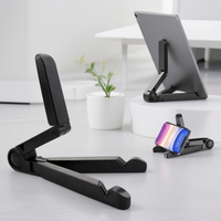 Portable Folding Tablet Holder Phone Desktop Plastic Holder Multi-Functional for Xiaomi Samsung Huawei Phone Tablet Stand