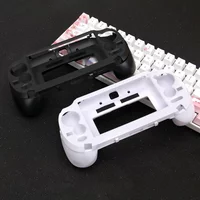 Black White Frosted Hand Grip Joypad Stand Case with L2 R2 Trigger Button For PSV 1000 PS VITA 1000 PSV1000 Gaming Console Acce