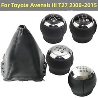 5/6 Speed Car Shift Gear Knob Lever Gaitor Boot Cover Case For Toyota Avensis III T27 2008-2015 Auto Styling Accessories