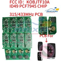 Jingxin Car Key PCB circuit boar For Land Rover Range Rover Evoque Freelander Discoryvery4 ID49 Chip 315MHz 434MHZ Keyless Ente