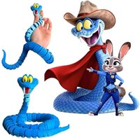 30/60cm Gary Snake: Disney Zootopia 2 Articulated Simulation Toy Snake 3d Printed Snake Gary Model Stress Relief Toys Child Gift