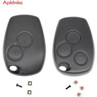 Remote Key Shell Case for Renault Trafic Twingo Master Modus Logan 2/3 Button Switch Car Key Fob Case Replace Parts Accessories