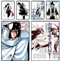 cool anime bleach Poster Self-adhesive Art Waterproof Paper Sticker Coffee House Bar Room Wall Decor