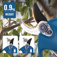 SWANSOFT Elektrische Astschere 28mm Schnittdurchmesser Kabellose Elektrische Gartenschere Batteriebetrieben 850W Astschere für Gartenarbeiten PRU28