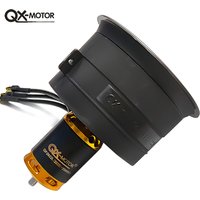 QX-Motor 64mm EDF 12 Blades Ducted Fan QF2822 2100KV 2300KV 3300KV 4300KV CW CCW For RC Airplane UAV Toy Parts
