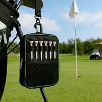 Golf Bag Portable Zipper Waist Hanging Golf Tee Accessories Golf Tee Pouch Outdoor Male Female Universal