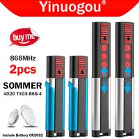 SOMMER 868 4020 TX03-868-4 4026 TX03-868-2 4031 TX08-868-4 4025 4035 TX02-868-2 4021 4011 Garage Door Gate Remote Control 868MHz